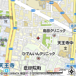 大阪府大阪市天王寺区堀越町5周辺の地図