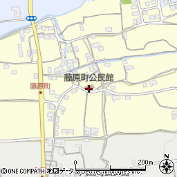 藤原町公民館周辺の地図