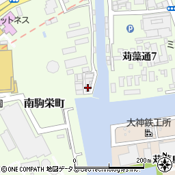 兵庫貨物運輸作業株式会社倉庫部周辺の地図