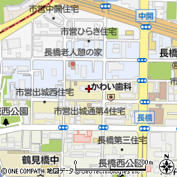 大阪市営出城第１住宅１号館周辺の地図