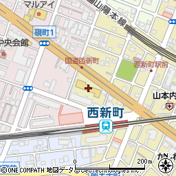 兵庫ダイハツ販売明石店周辺の地図