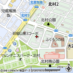 大阪府大阪市大正区北村3丁目7周辺の地図
