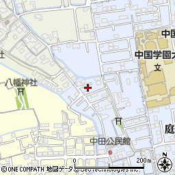岡山県岡山市北区庭瀬2周辺の地図