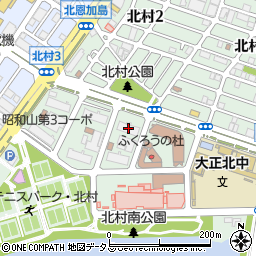 大阪府大阪市大正区北村3丁目6-1周辺の地図
