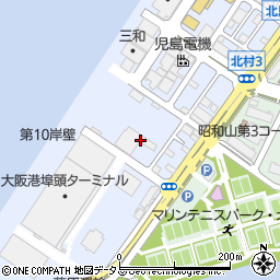 大阪めいらく周辺の地図