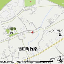 広島県安芸高田市吉田町竹原周辺の地図
