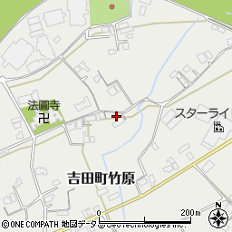 広島県安芸高田市吉田町竹原周辺の地図