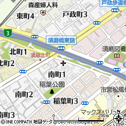 神戸包材社周辺の地図
