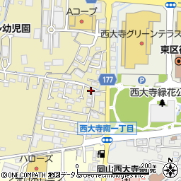 岡山県岡山市東区西大寺中野24-5周辺の地図