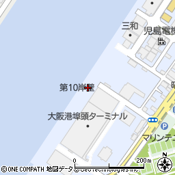 大阪府大阪市大正区北恩加島周辺の地図