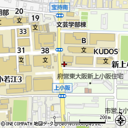 東大阪市消防局西消防署上小阪出張所周辺の地図