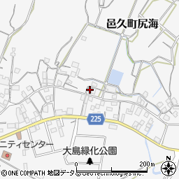 岡山県瀬戸内市邑久町尻海3879周辺の地図