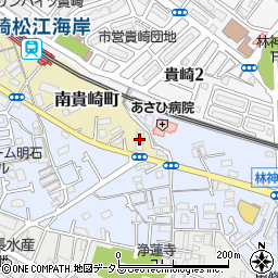 プレステージ明石松江海岸周辺の地図