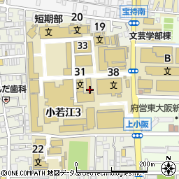 近畿大学　本部キャンパス周辺の地図