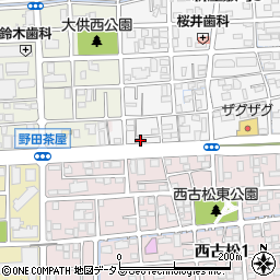 須賀工業株式会社　岡山営業所周辺の地図