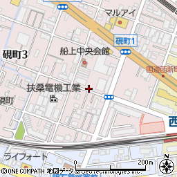ＧＳパーク明石硯町駐車場周辺の地図