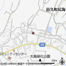 岡山県瀬戸内市邑久町尻海3887周辺の地図