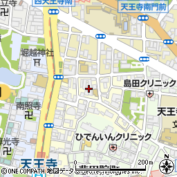 大阪府大阪市天王寺区堀越町7周辺の地図