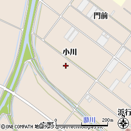 愛知県田原市西神戸町小川周辺の地図