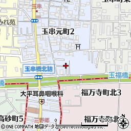 大阪府東大阪市玉串元町2丁目8周辺の地図