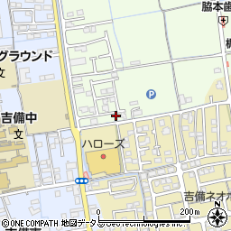 岡山県岡山市北区西花尻1318-4周辺の地図