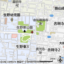 生野会館老人憩の家周辺の地図