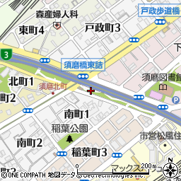 天井川公園周辺の地図