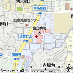 総合病院岡山協立病院（岡山医療生活協同組合）周辺の地図