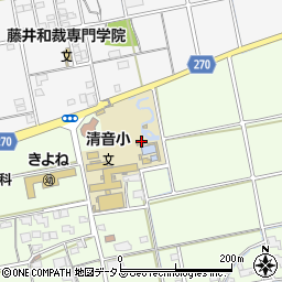 岡山県総社市清音軽部655-1周辺の地図