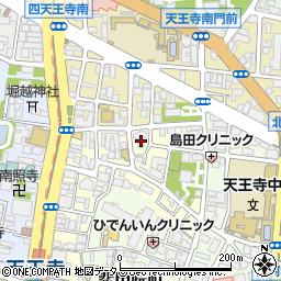 大阪府大阪市天王寺区堀越町6周辺の地図