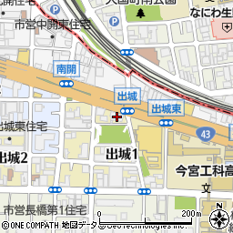 ａｐｏｌｌｏｓｔａｔｉｏｎ大国町ＳＳ周辺の地図