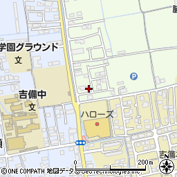 岡山県岡山市北区西花尻1322-8周辺の地図