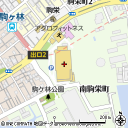 兵庫県神戸市長田区南駒栄町1-7周辺の地図