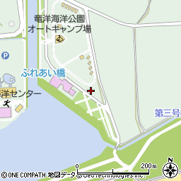 竜洋海洋公園オートキャンプ場トイレ周辺の地図