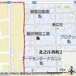 藤井精密工業株式会社周辺の地図