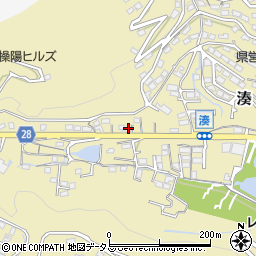 岡山県岡山市中区湊1351-13周辺の地図
