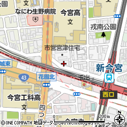 南大阪祭典周辺の地図