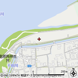 干田川周辺の地図