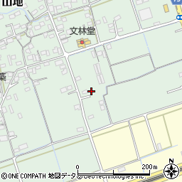 岡山県倉敷市山地22周辺の地図