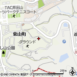 奈良県生駒市東山町1132周辺の地図