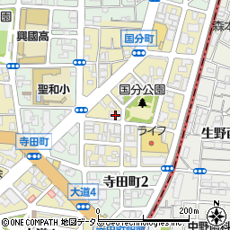 大阪南部たばこ商業協同組合周辺の地図