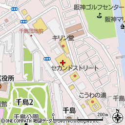 ホームセンターコーナン大正千島店周辺の地図