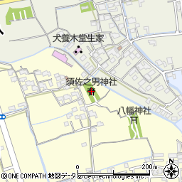 須佐之男神社周辺の地図