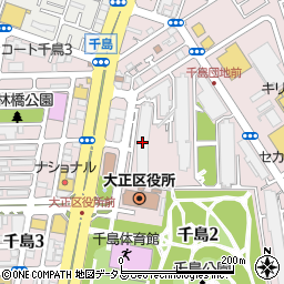 大正千島郵便局 ＡＴＭ周辺の地図