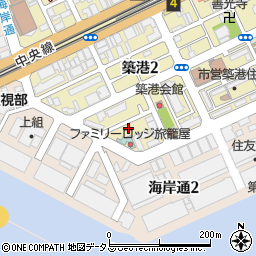 雇用促進事業団大阪五条宿舎周辺の地図