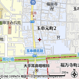 大阪府東大阪市玉串元町2丁目10周辺の地図