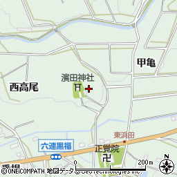 愛知県田原市六連町東高尾周辺の地図