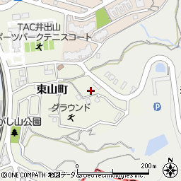 奈良県生駒市東山町1124-7周辺の地図