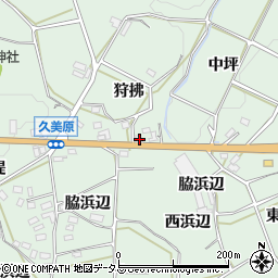 愛知県田原市六連町狩拂70周辺の地図