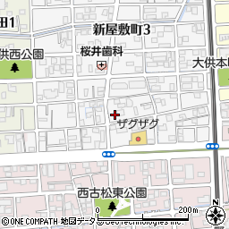 岡山県岡山市北区西之町周辺の地図